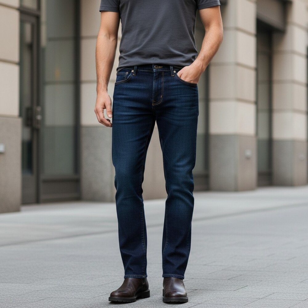 AG Graduate Tailored Leg Jeans Sailor Dark Indigo Denim NWT 34x34 - Picture 1 of 13